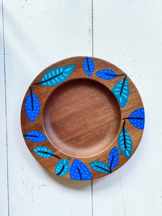 Posa Tazón / Leaf - Blue