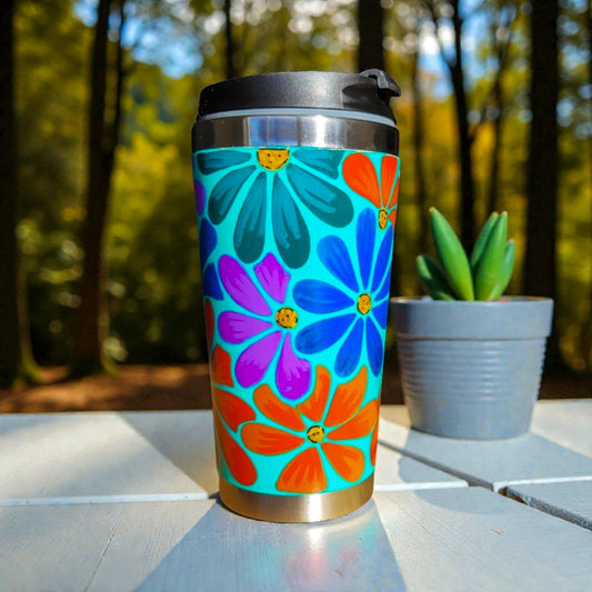 Mug Térmico / Flora - Colorful Summer