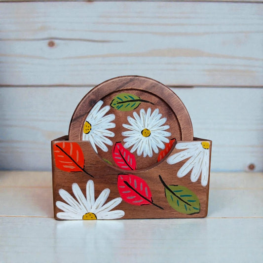 Set seis Posavasos / Wildflower - Autumn
