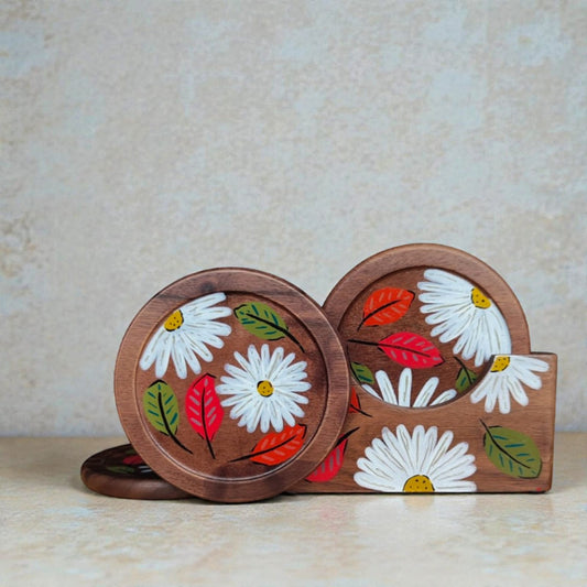 Set seis Posavasos / Wildflower - Autumn