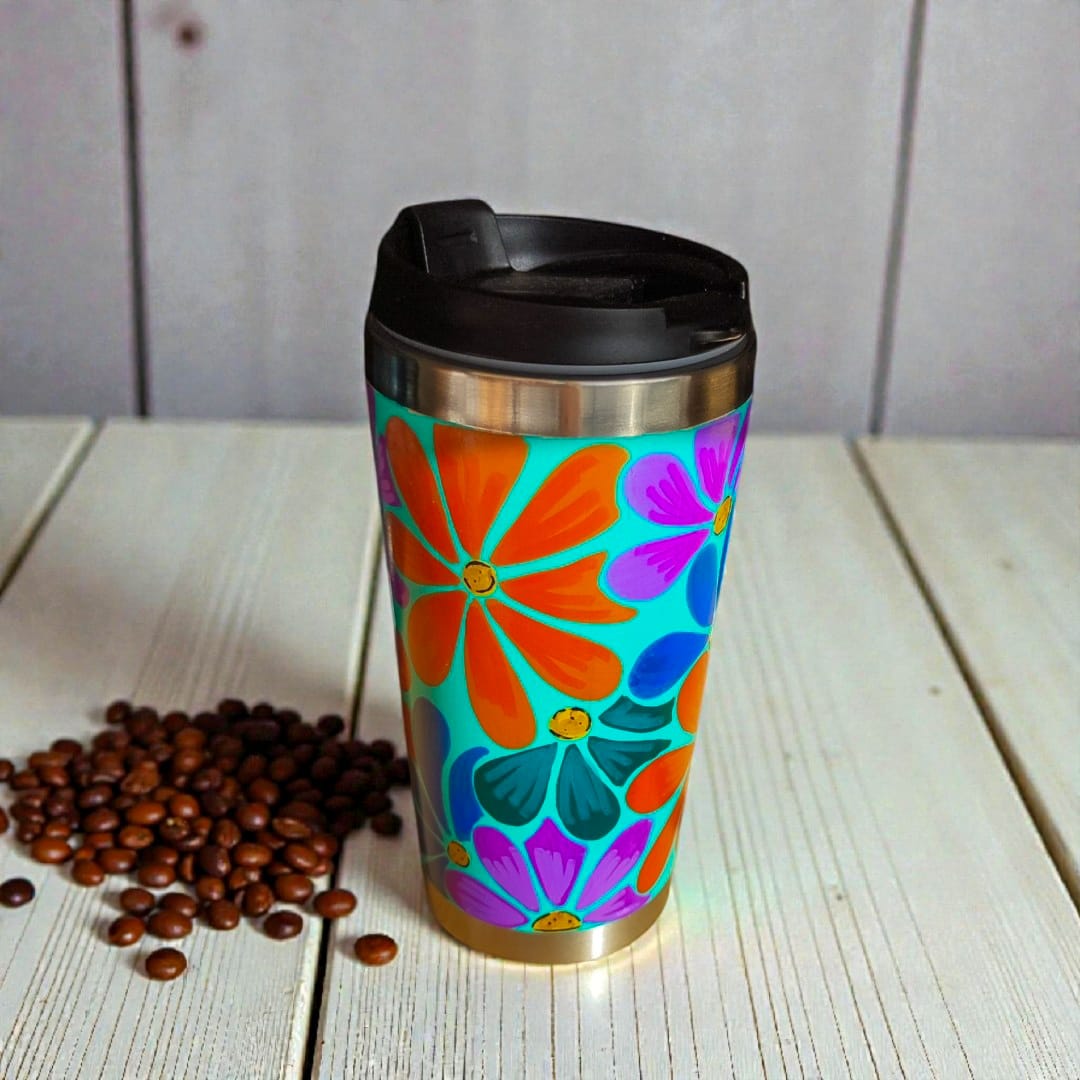 Mug Térmico / Flora - Colorful Summer