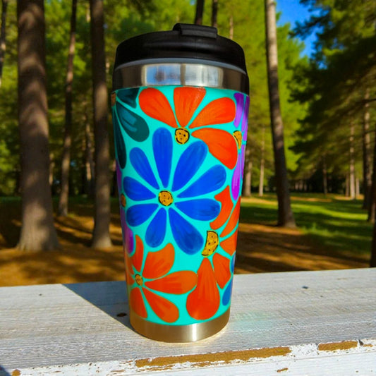 Mug Térmico / Flora - Colorful Summer