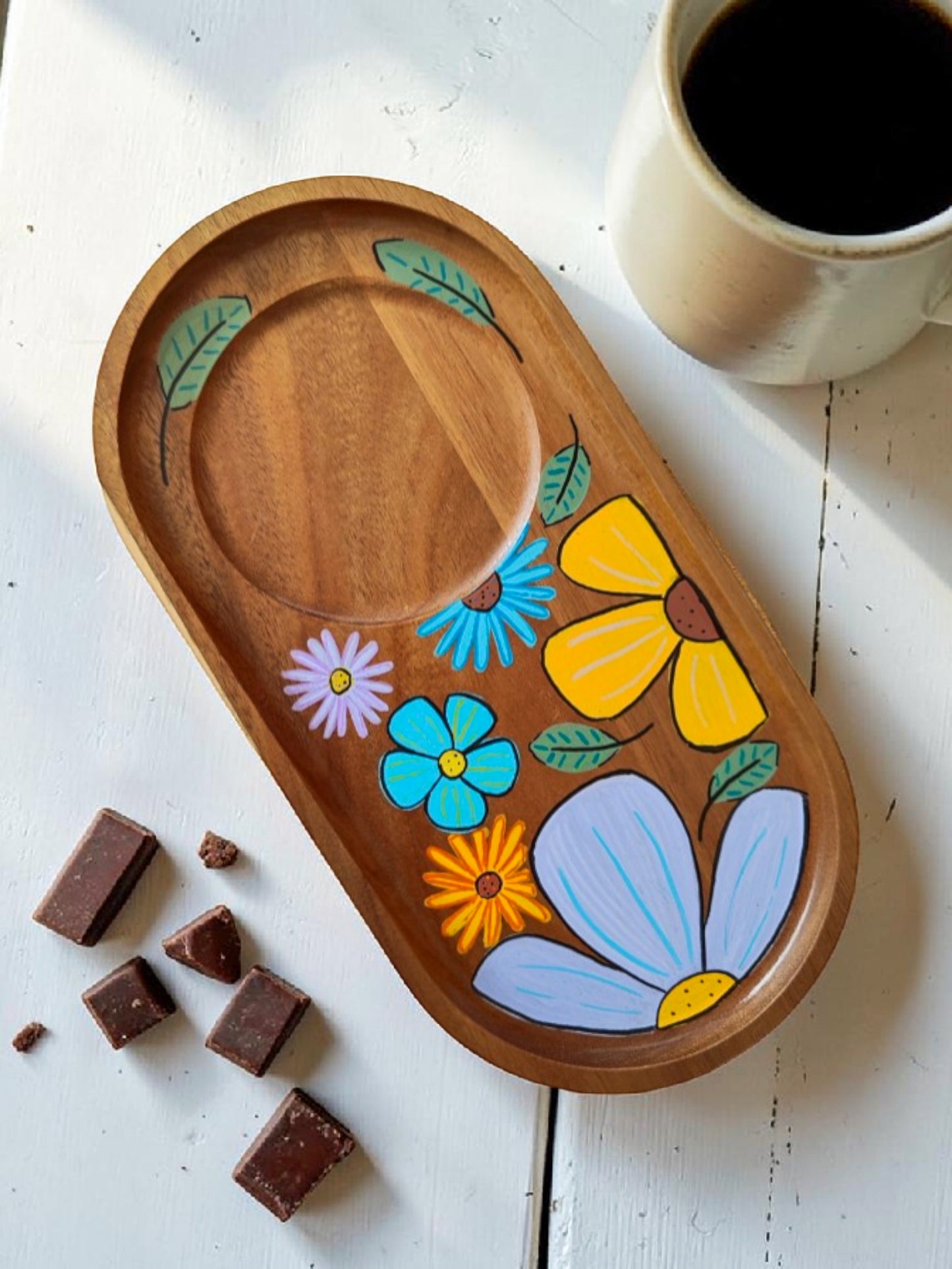 Tabla Desayuno o Picoteo / Mixed Flowers - Spring