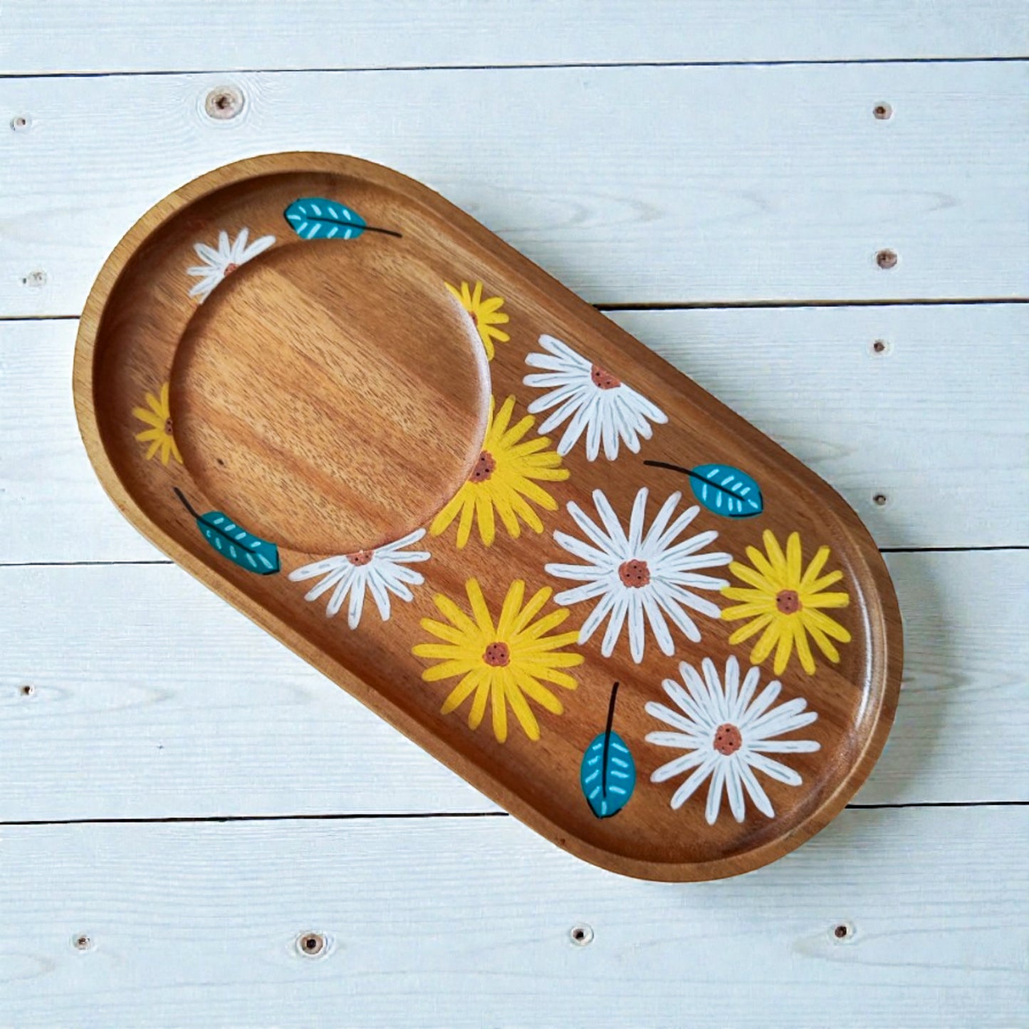 Tabla Desayuno o Picoteo / Daisy - Natural Moonlight