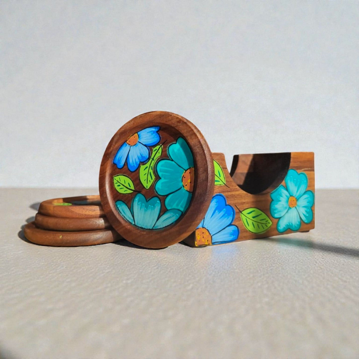Set seis Posavasos / Cherry - Winter Blossom
