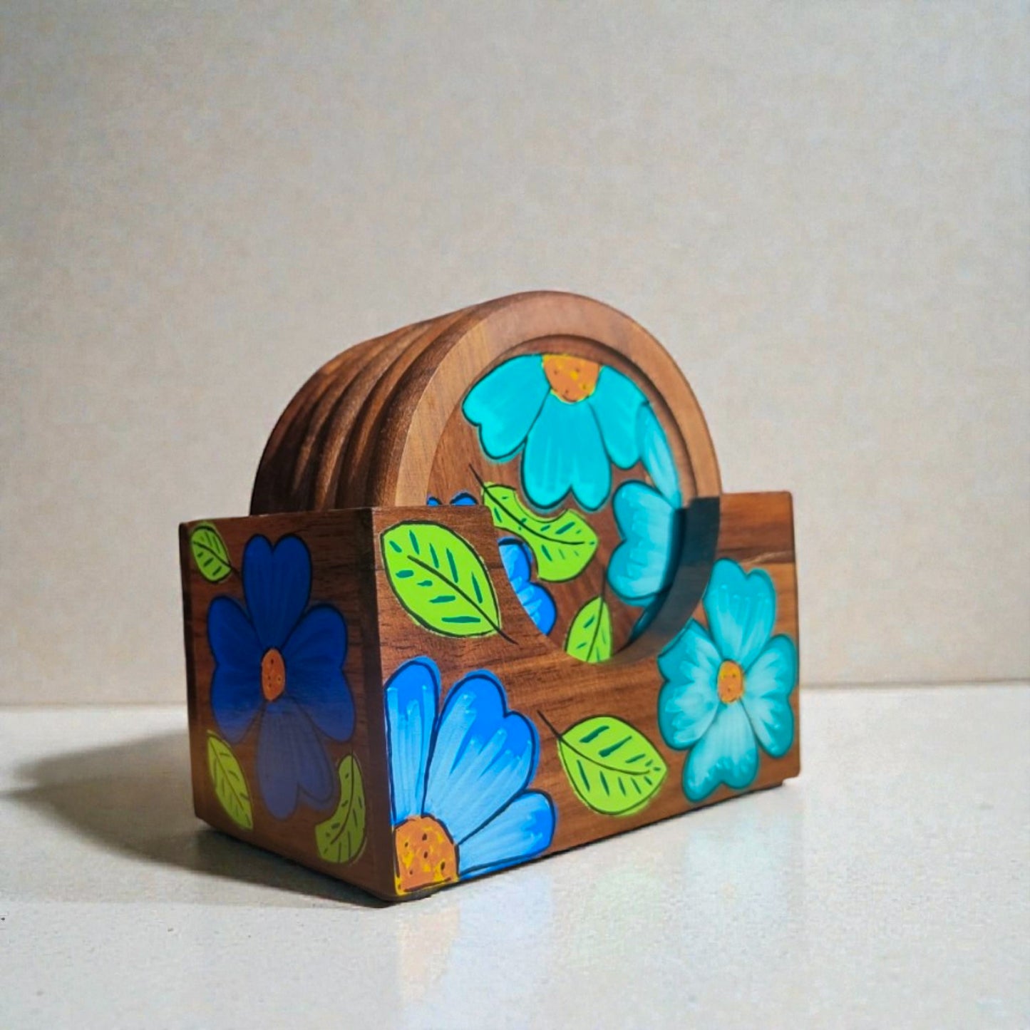 Set seis Posavasos / Cherry - Winter Blossom