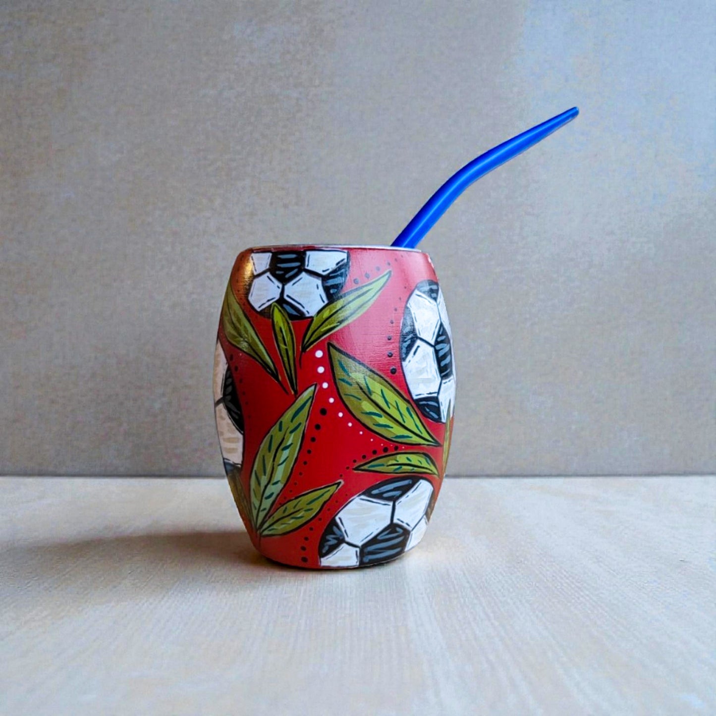 Mate / Football - Burgundy Leaf