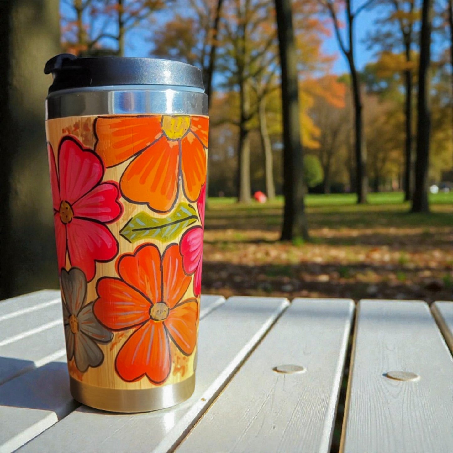 Mug Térmico / Cherry - Autumn Sunset